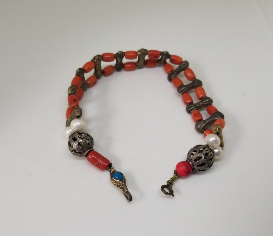 MERCAN TAŞLI OSMANLI DÖNEMİ ÖZEL YAPIM BİLEKLİK