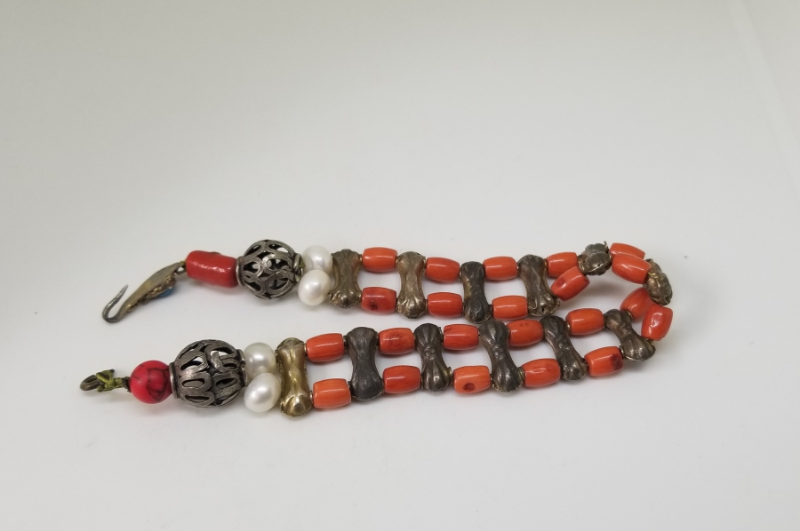 MERCAN TAŞLI OSMANLI DÖNEMİ ÖZEL YAPIM BİLEKLİK