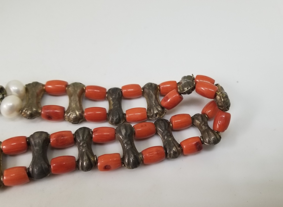 MERCAN TAŞLI OSMANLI DÖNEMİ ÖZEL YAPIM BİLEKLİK