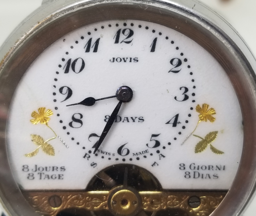 NADİR TİPTE OSMANLI DÖNEMİ 8 GÜNLÜK JOVIS CEP SAATİ