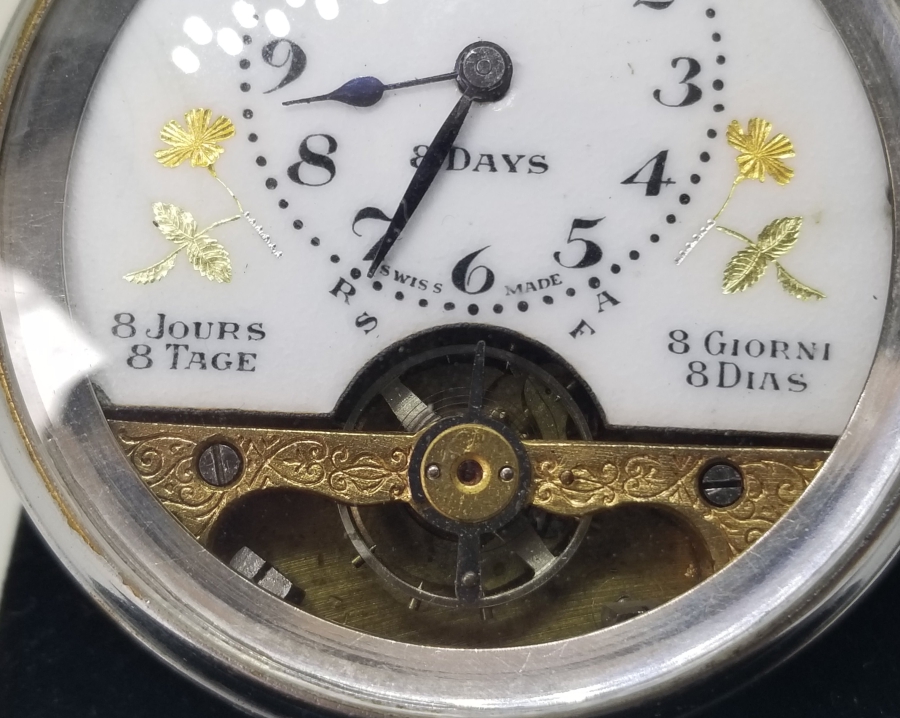 NADİR TİPTE OSMANLI DÖNEMİ 8 GÜNLÜK JOVIS CEP SAATİ