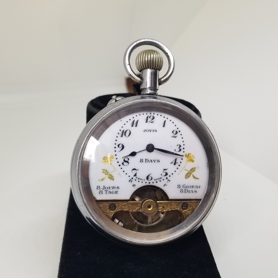 NADİR TİPTE OSMANLI DÖNEMİ 8 GÜNLÜK JOVIS CEP SAATİ