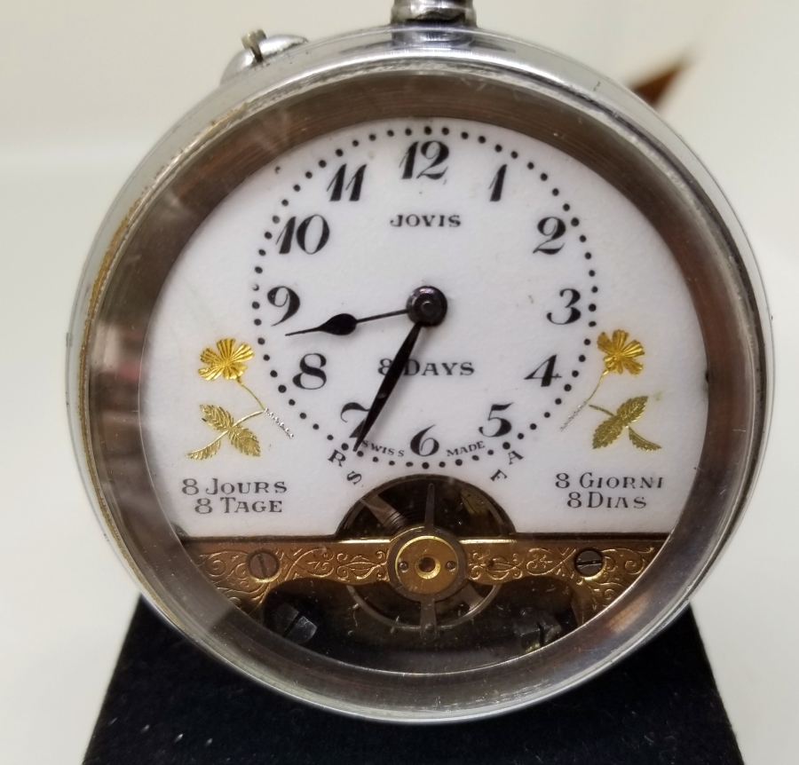 NADİR TİPTE OSMANLI DÖNEMİ 8 GÜNLÜK JOVIS CEP SAATİ