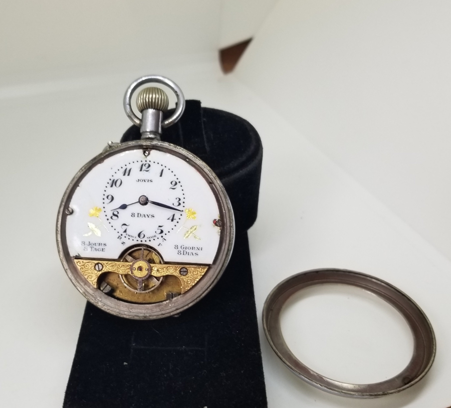 NADİR TİPTE OSMANLI DÖNEMİ 8 GÜNLÜK JOVIS CEP SAATİ