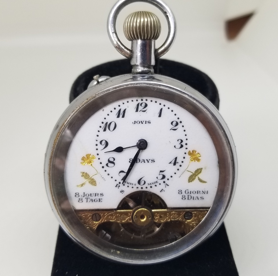 NADİR TİPTE OSMANLI DÖNEMİ 8 GÜNLÜK JOVIS CEP SAATİ