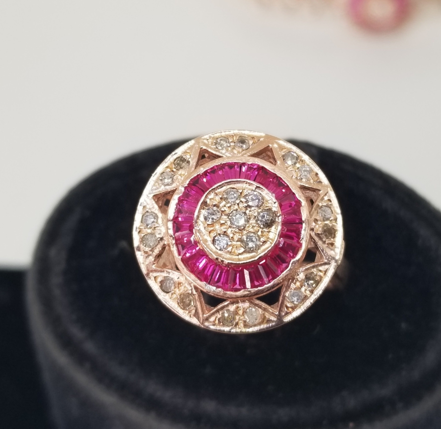 YAKUT TAŞLI ÖZEL YAPIM YÜZÜK BİLEKLİK TAKIMI