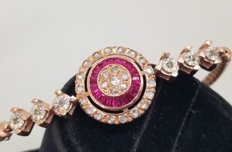 YAKUT TAŞLI ÖZEL YAPIM YÜZÜK BİLEKLİK TAKIMI