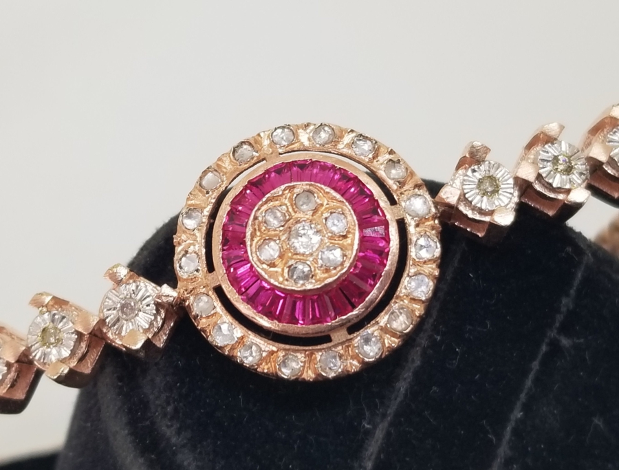 YAKUT TAŞLI ÖZEL YAPIM YÜZÜK BİLEKLİK TAKIMI