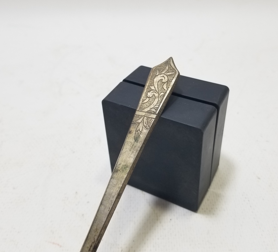 ÜZERİ KALEM VE KABARTMA İŞÇİLİKLİ OSMANLI DÖNEMİ RUM İŞİ KAŞIK