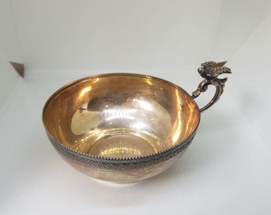 KABARTMA İŞÇİLİKLİ ANTİKA GÜMÜŞ ÇAMÇAK