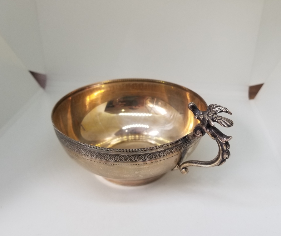 KABARTMA İŞÇİLİKLİ ANTİKA GÜMÜŞ ÇAMÇAK