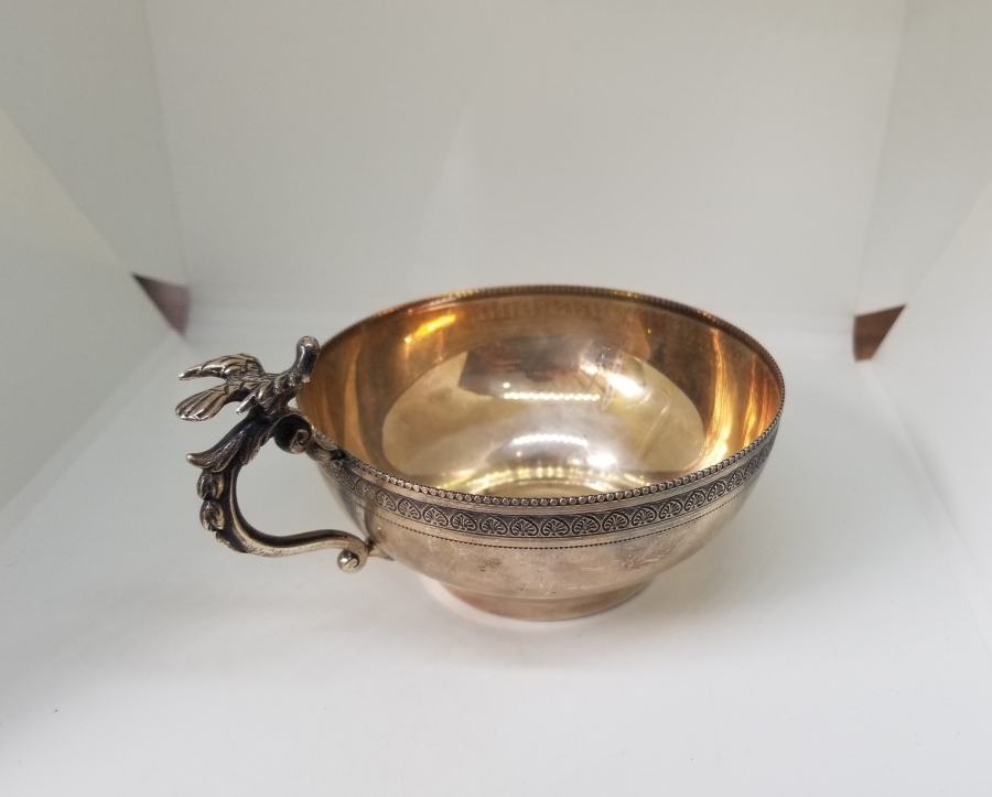 KABARTMA İŞÇİLİKLİ ANTİKA GÜMÜŞ ÇAMÇAK