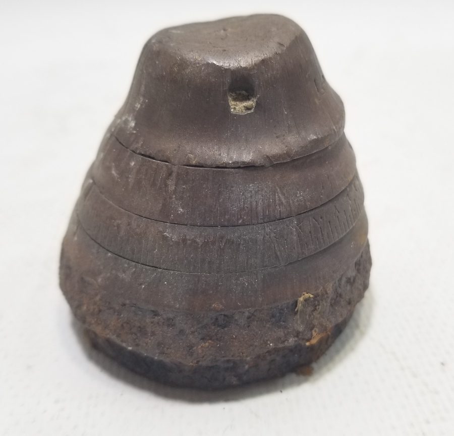 ÜZERİ OSMANLICA YAZILI OSMANLI DÖNEMİ TOP MERMİSİ BAŞLIĞI