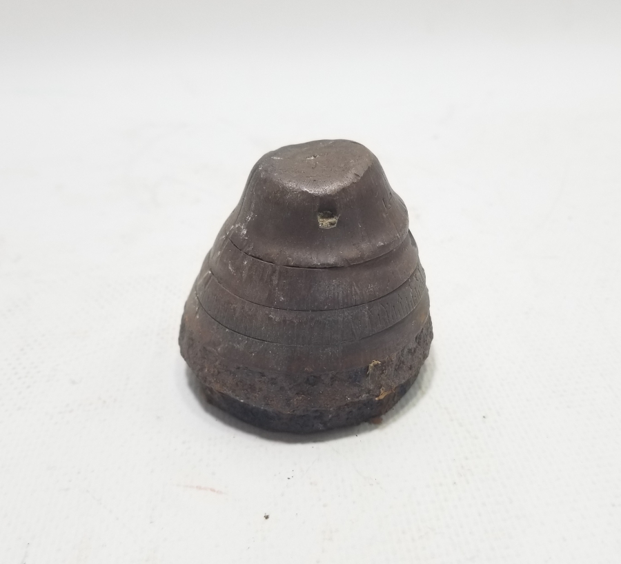 ÜZERİ OSMANLICA YAZILI OSMANLI DÖNEMİ TOP MERMİSİ BAŞLIĞI