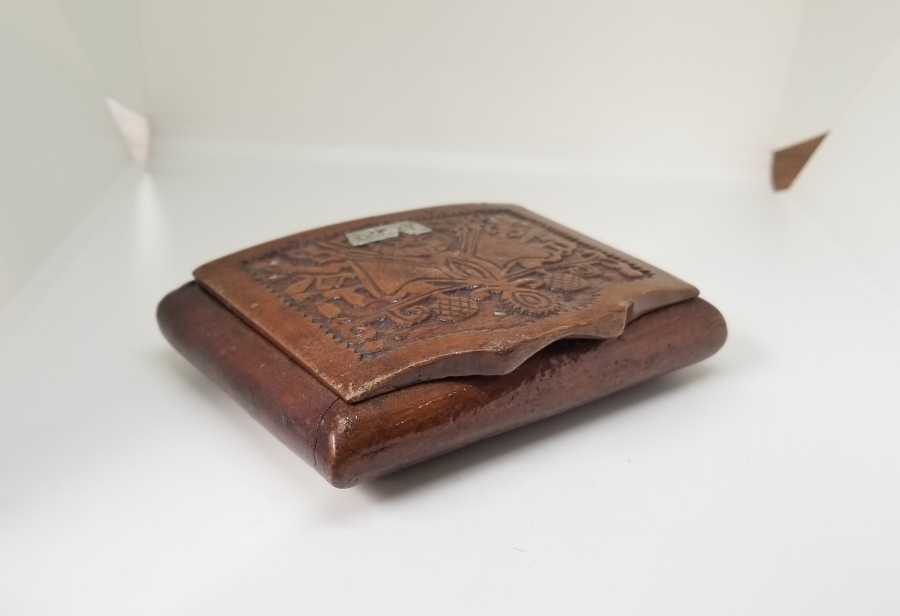 ÜZERİ OSMANLI DEVLET ARMALI ESARET YADİGARI AHŞAP TABAKA