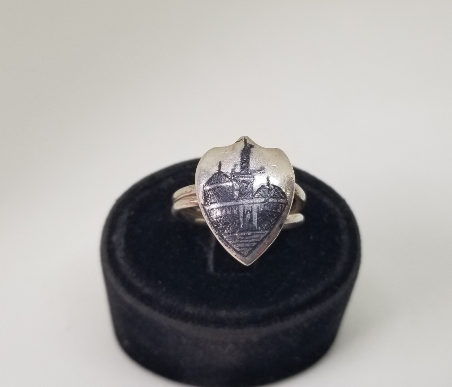 SAVAT İŞÇİLİKLİ ÖZEL YAPIM ANTİKA GÜMÜŞ YÜZÜK