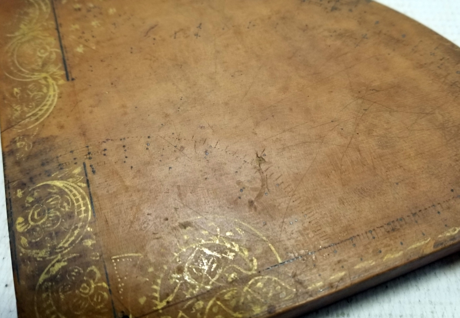 ÜZERİ ALTIN VERMEYLİ OSMANLI DÖNEMİ RUBU TAHTASI