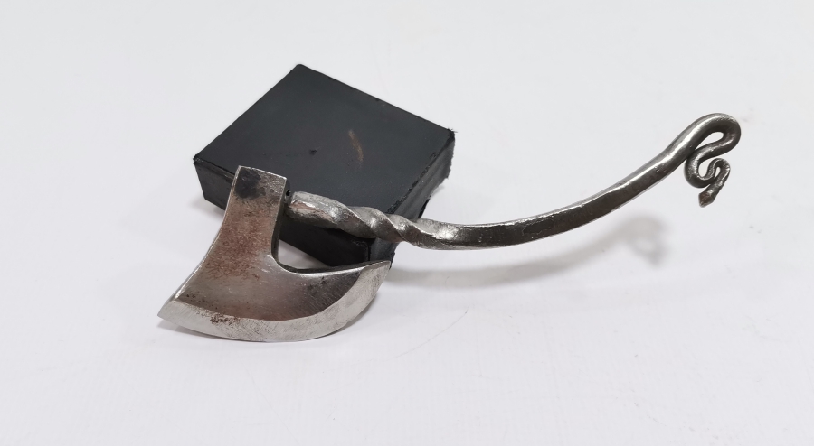 OSMANLI DÖNEMİ TEBER FORMLU NADİR KAV ÇAKMAĞI