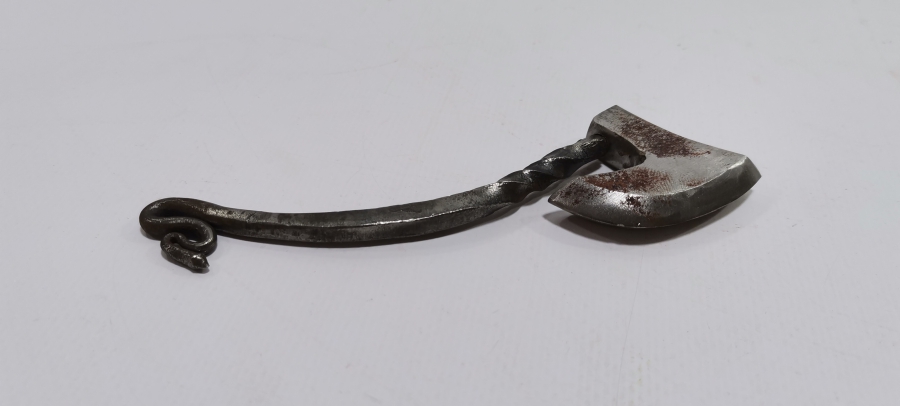 OSMANLI DÖNEMİ TEBER FORMLU NADİR KAV ÇAKMAĞI