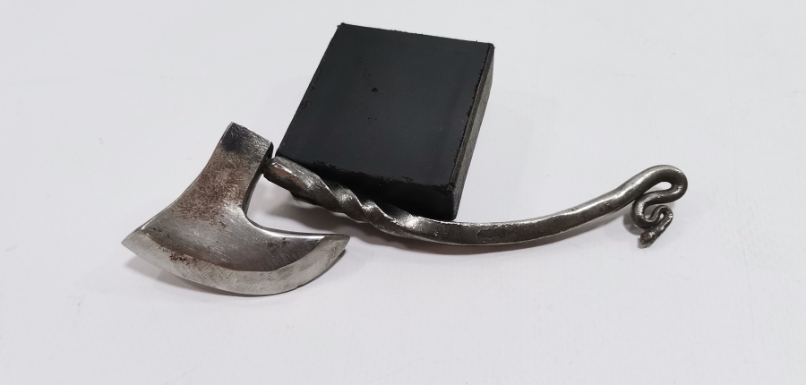 OSMANLI DÖNEMİ TEBER FORMLU NADİR KAV ÇAKMAĞI