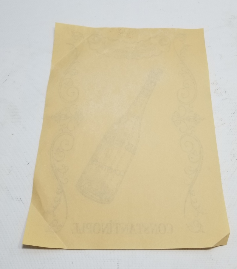 OSMANLI DÖNEMİ ÇOK NADİR BOMONTİ BİRA REKLAMI AFİŞİ