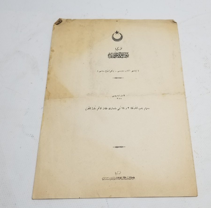 1928 YILI ÖNCESİ NADİR BÜYÜK MİLLET MECLİSİ TUTANAKLARI