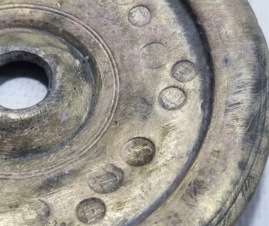 ÜZERİ BOL DAMGALI OSMANLI DÖNEMİ DİSK DİRHEM