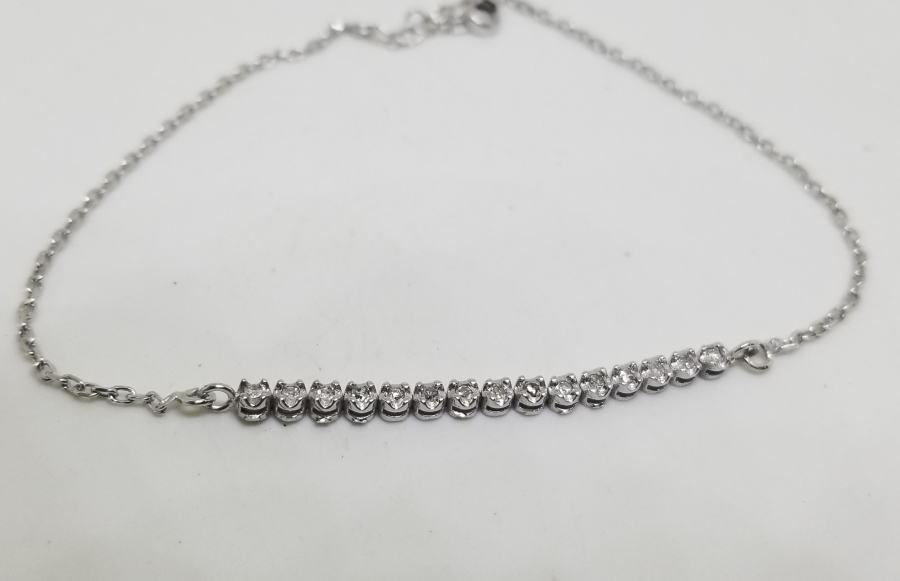 PIRLANTA TAŞLI SU YOLU BİLEKLİK