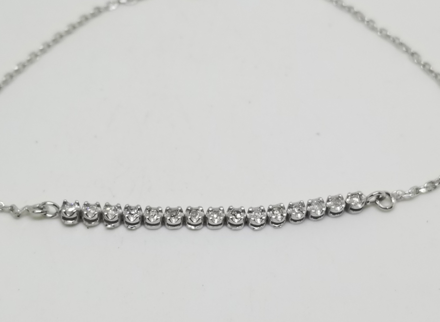 PIRLANTA TAŞLI SU YOLU BİLEKLİK