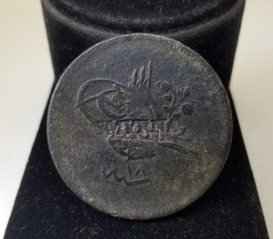 OSMANLI DÖNEMİ SMYRNA YAZILI KONTRMARK