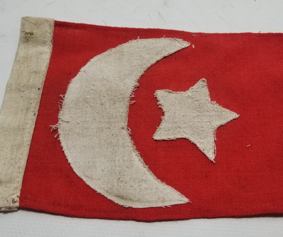 OSMANLI DÖNEMİ ÇOK NADİR GÖĞÜS BAYRAĞI