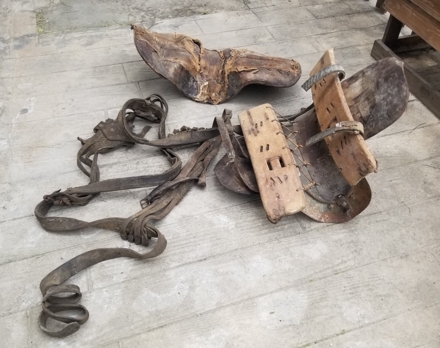 ÜZERİ OSMANLICA YAZILI ABDÜLMECİD HAN DÖNEMİ ÇOK NADİR ORDUYU HUMAYUN SÜVARİ EYER TAKIMI