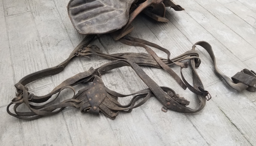 ÜZERİ OSMANLICA YAZILI ABDÜLMECİD HAN DÖNEMİ ÇOK NADİR ORDUYU HUMAYUN SÜVARİ EYER TAKIMI