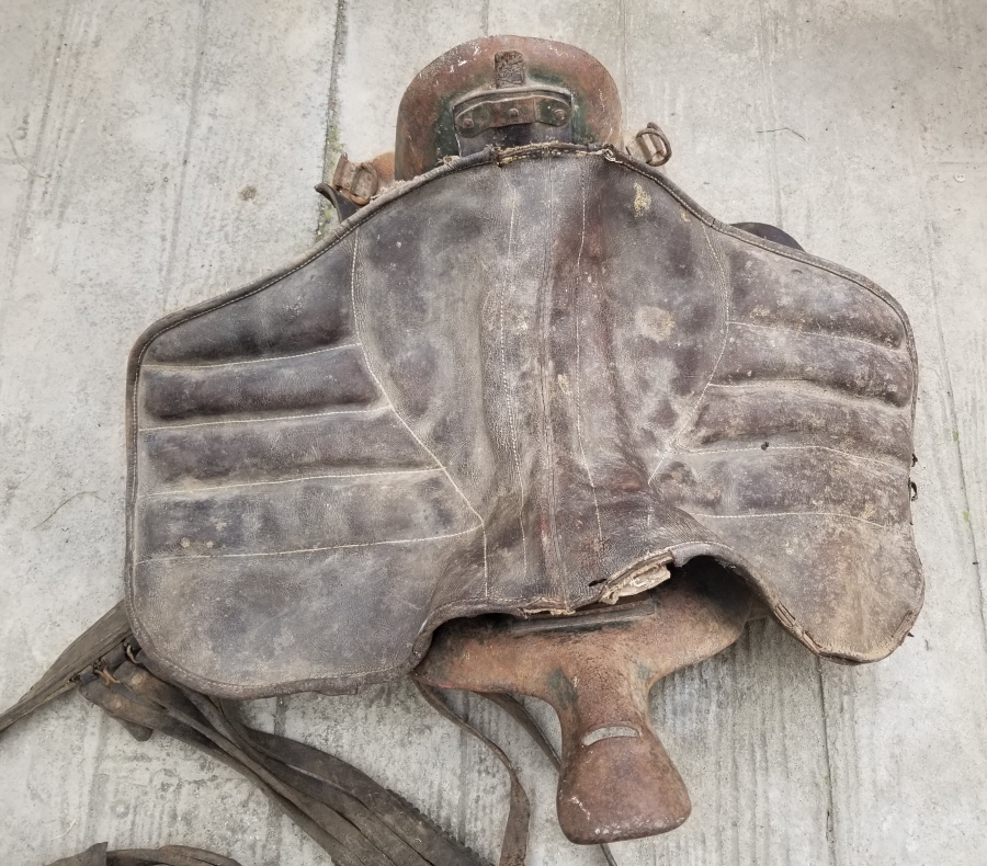 ÜZERİ OSMANLICA YAZILI ABDÜLMECİD HAN DÖNEMİ ÇOK NADİR ORDUYU HUMAYUN SÜVARİ EYER TAKIMI