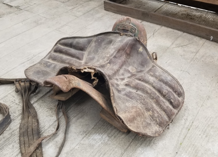 ÜZERİ OSMANLICA YAZILI ABDÜLMECİD HAN DÖNEMİ ÇOK NADİR ORDUYU HUMAYUN SÜVARİ EYER TAKIMI