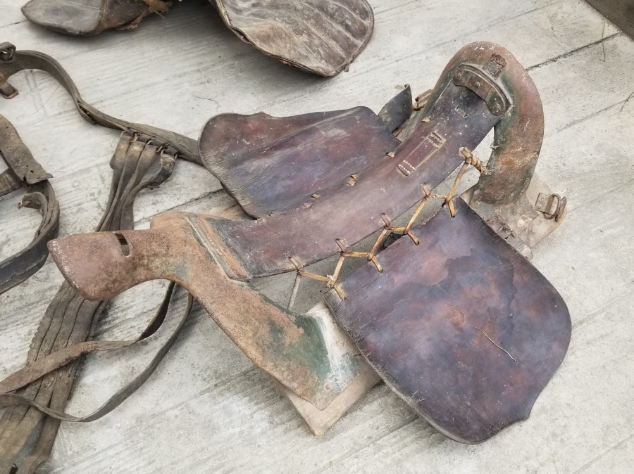 ÜZERİ OSMANLICA YAZILI ABDÜLMECİD HAN DÖNEMİ ÇOK NADİR ORDUYU HUMAYUN SÜVARİ EYER TAKIMI