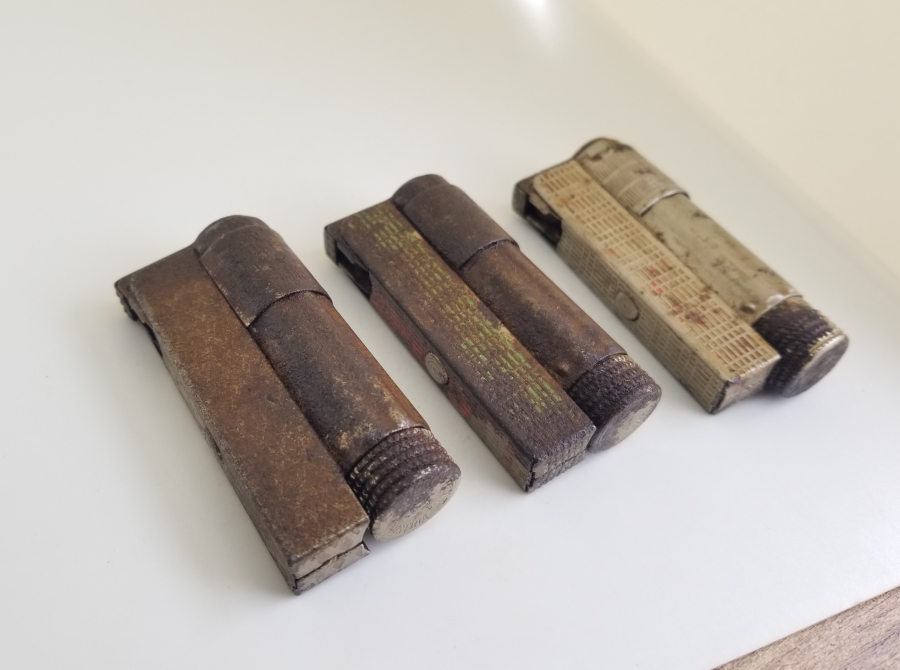 3 ADET ANTİKA MUHTAR ÇAKMAĞI