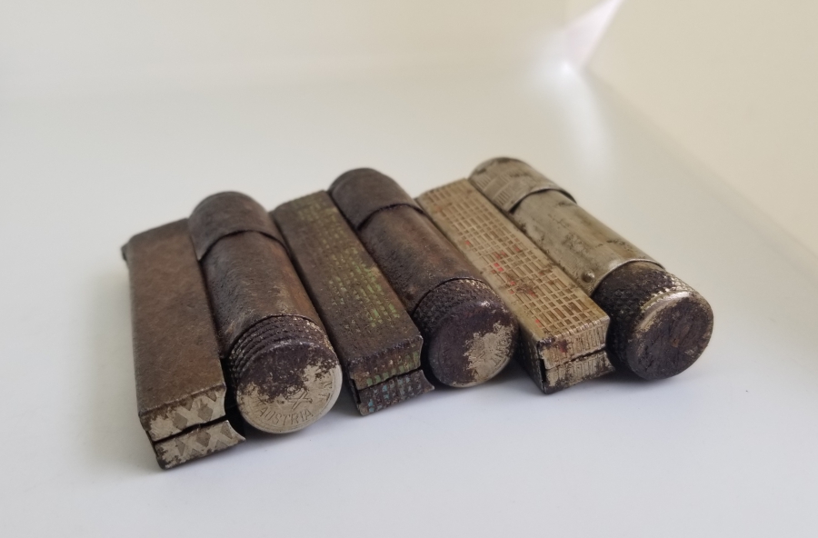 3 ADET ANTİKA MUHTAR ÇAKMAĞI