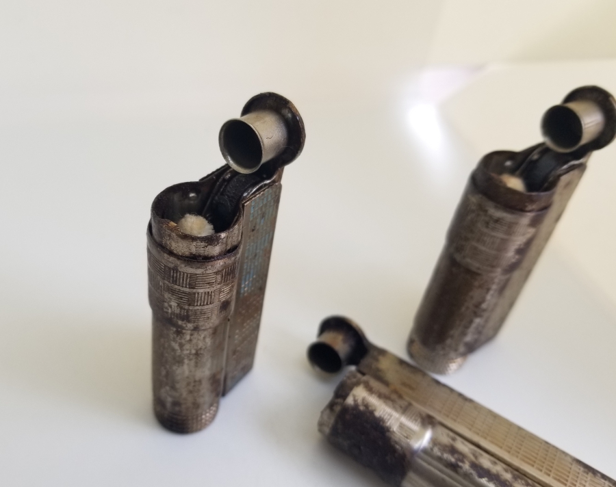 3 ADET ANTİKA MUHTAR ÇAKMAĞI