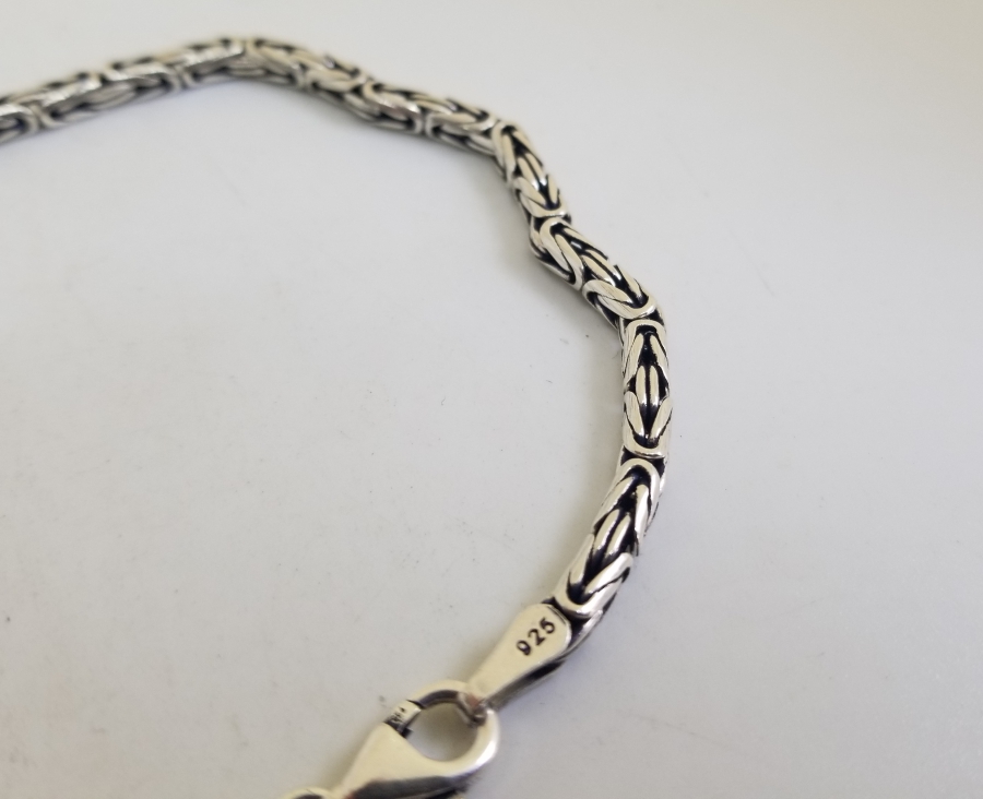 ÖZEL YAPIM KRAL ZİNCİRİ GÜMÜŞ BİLEKLİK