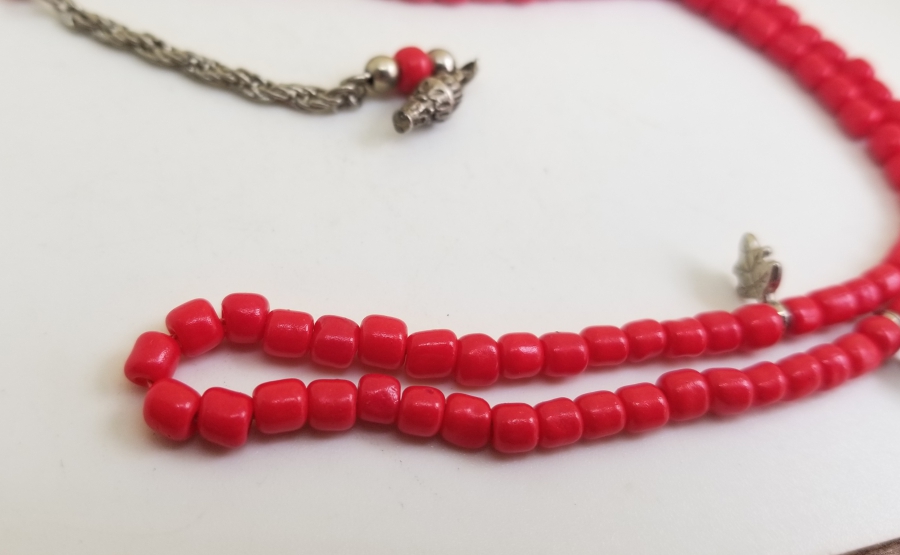 MERCAN TAŞINDAN MAMUL ANTİKA NAMAZ TESPİHİ