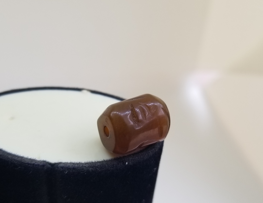 ÜZERİ DUALI OSMANLI DÖNEMİ AKİK KOLYE PARÇASI - HABBE