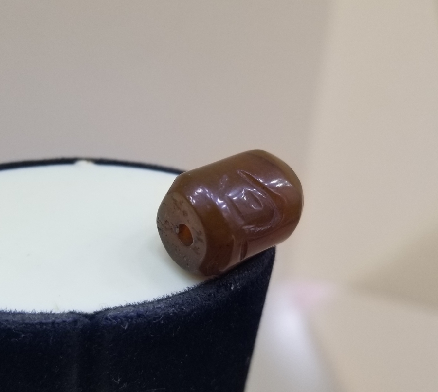 ÜZERİ DUALI OSMANLI DÖNEMİ AKİK KOLYE PARÇASI - HABBE