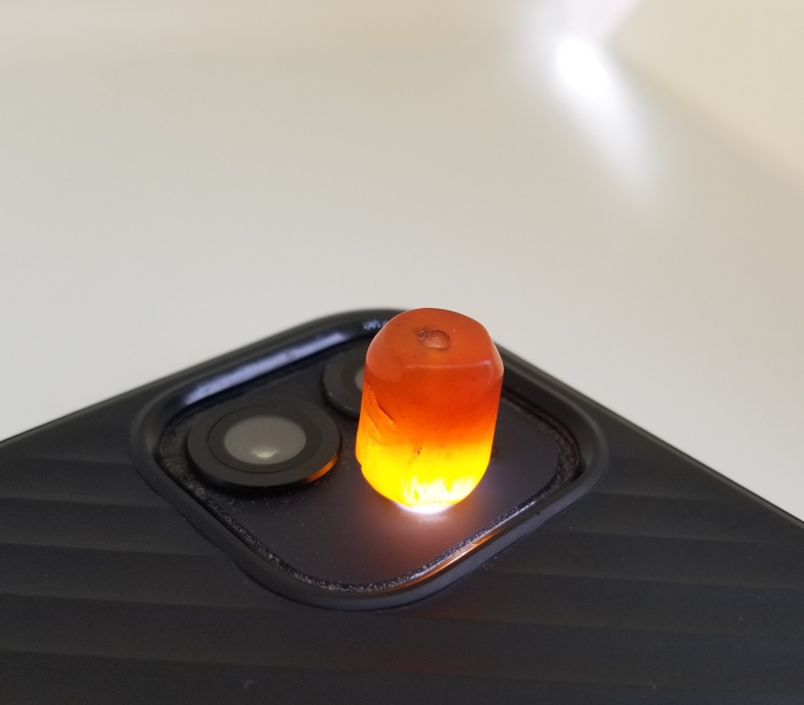 ÜZERİ DUALI OSMANLI DÖNEMİ AKİK KOLYE PARÇASI - HABBE