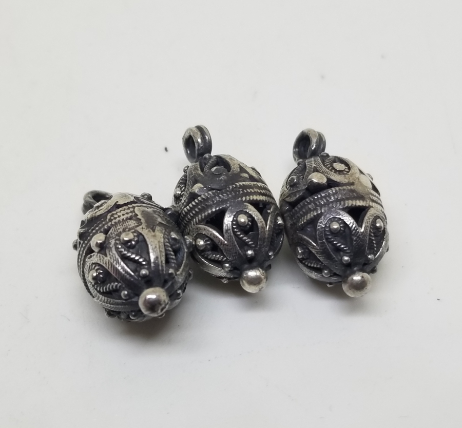 OSMANLI DÖNEMİ TELKARİ İŞÇİLİKLİ ÇOK NADİR KÖSTEK TOPLARI / KOZALARI