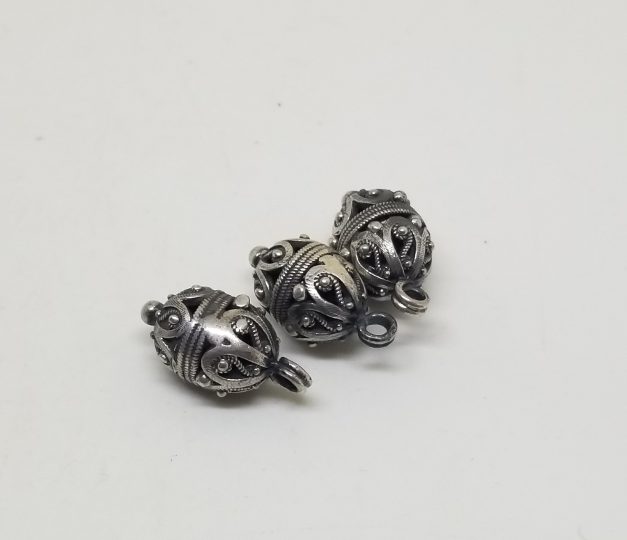 OSMANLI DÖNEMİ TELKARİ İŞÇİLİKLİ ÇOK NADİR KÖSTEK TOPLARI / KOZALARI