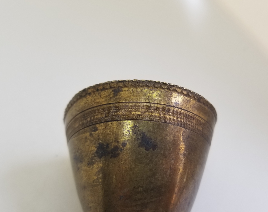 ÜZERİ ALTIN VERMEYLİ OSMANLI DÖNEMİ SÜLEYMANİYE FİNCAN ZARFI