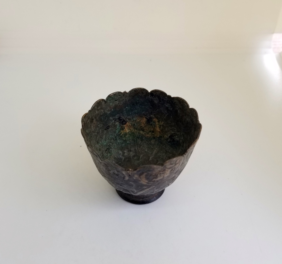 KABARTMA İŞÇİLİKLİ OSMANLI DÖNEMİ TOMBAK FİNCAN ZARFI