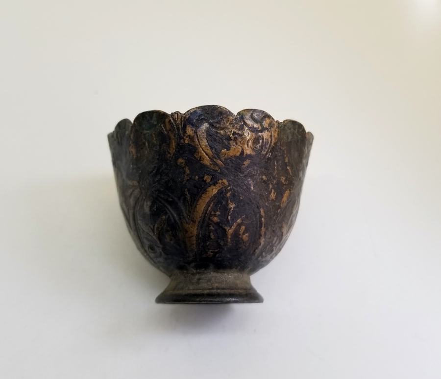 KABARTMA İŞÇİLİKLİ OSMANLI DÖNEMİ TOMBAK FİNCAN ZARFI