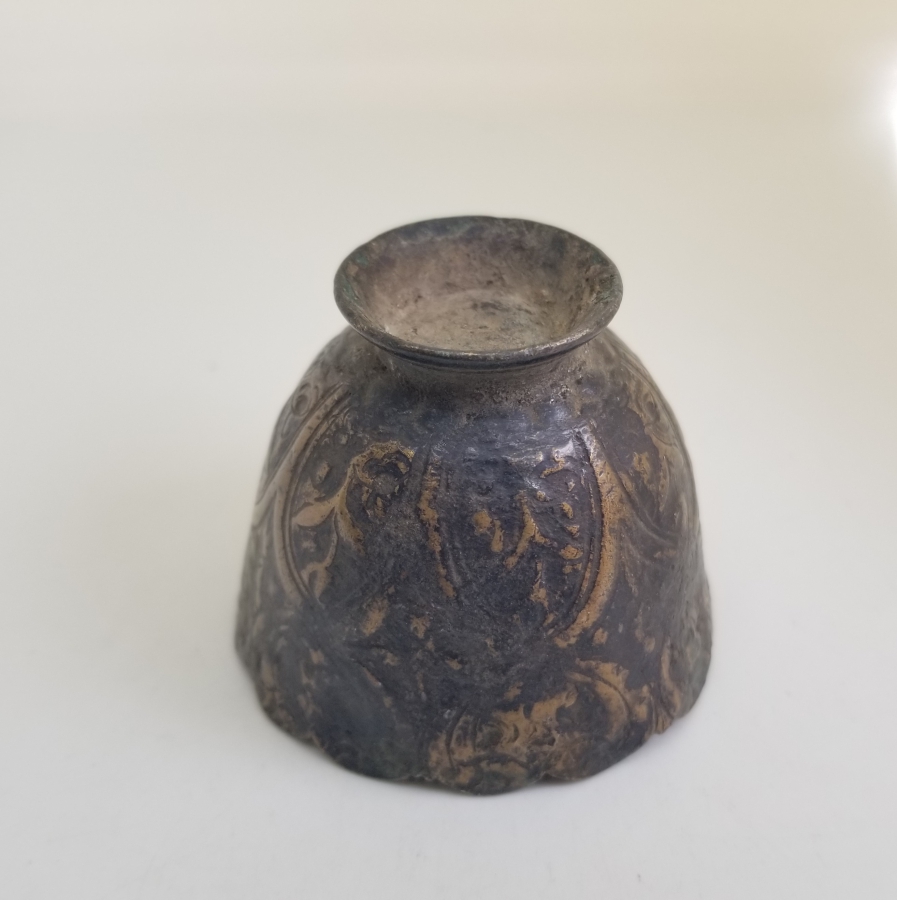 KABARTMA İŞÇİLİKLİ OSMANLI DÖNEMİ TOMBAK FİNCAN ZARFI